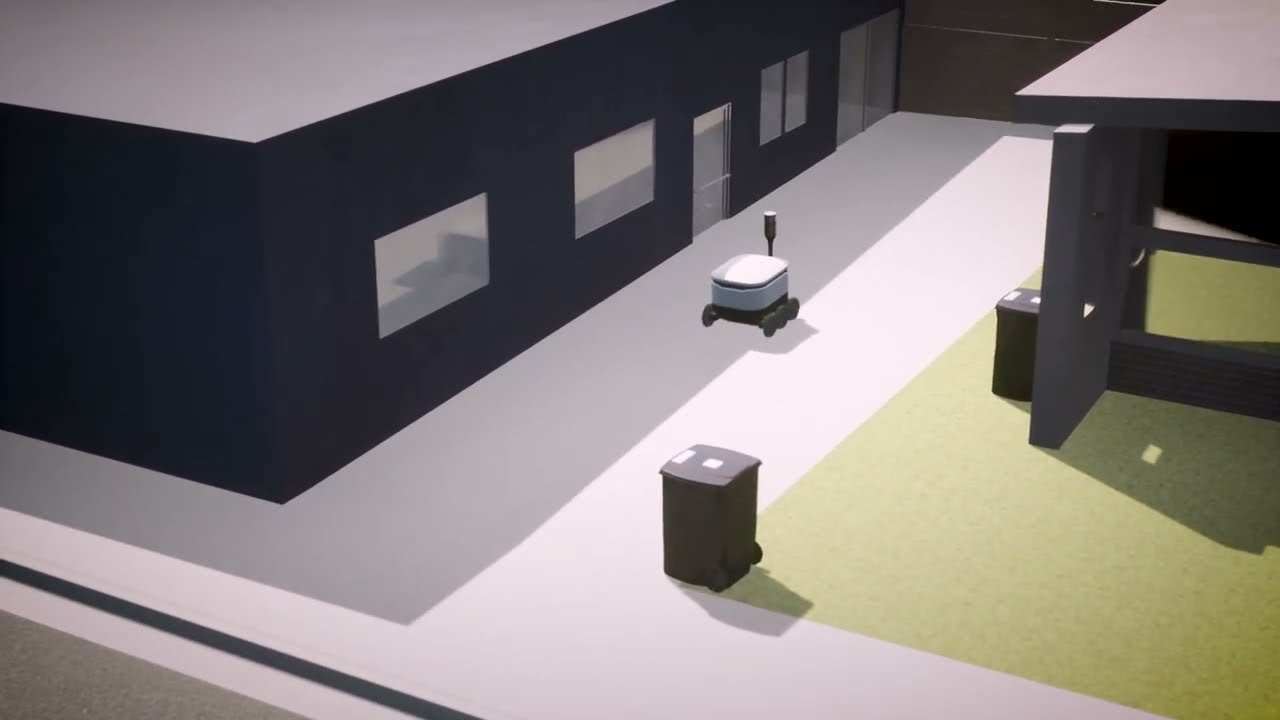 SimCloud - Scenario Last Mile Delivery Robot