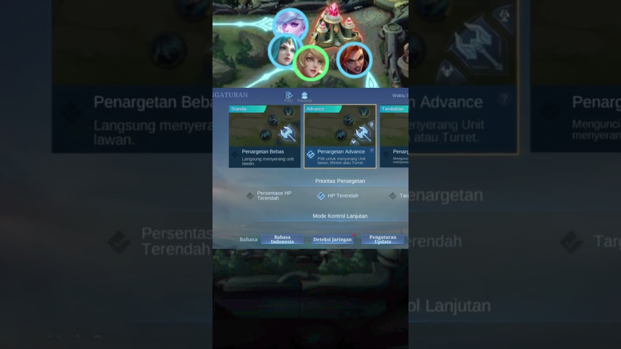 PENGATURAN BASIC ATTACK MOBILE LEGEND #mobilelegends  #shorts #fyp #youtubeshorts