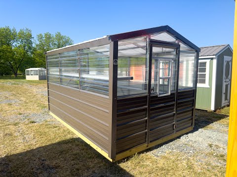 8x12x6 A-Frame Standard Style Greenhouse AFSG 7678 0812 141223