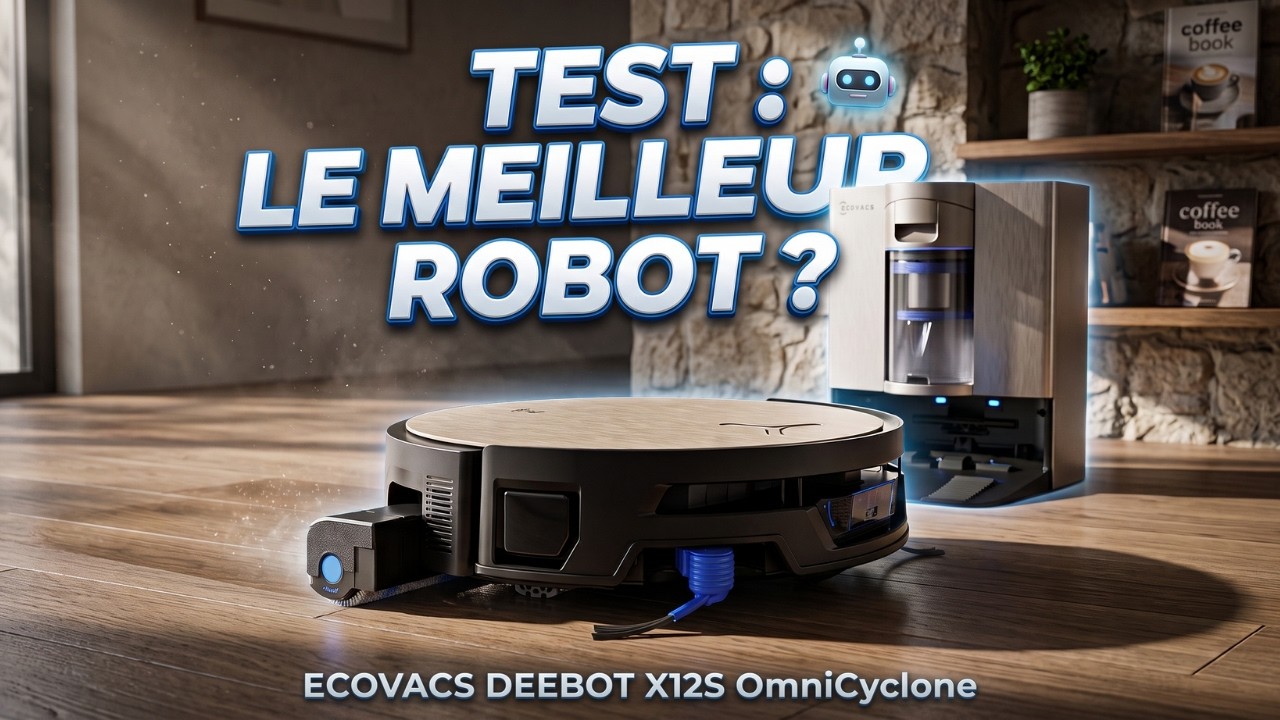 Il voit TOUT et fait TOUT seul ! Test complet de l'Ecovacs Deebot X12S OmniCyclone