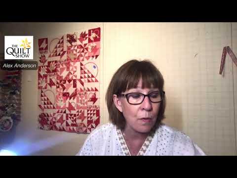 Alex Anderson LIVE: Quilt Studio Tours - Class 4