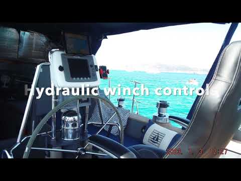 For Sale, Blue Water Ketch, 20M Laurent Giles, built by Picchiotti, Engine Decks & Cockpit