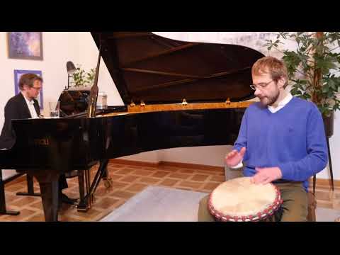 Sören Sieg: Happy New Year! Performed by Maciej Łukowski (Djembe) and Sören Sieg (piano)