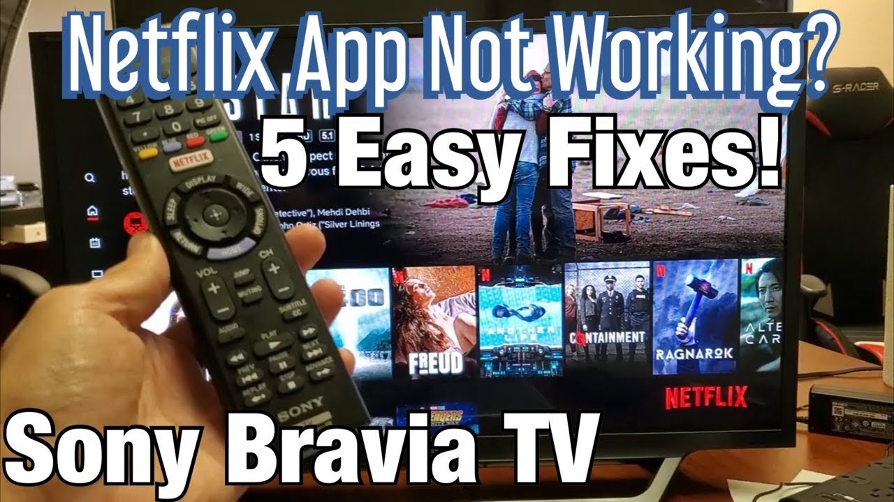 Netflix Not Working on Sony Bravia TV 5 Easy Fixes