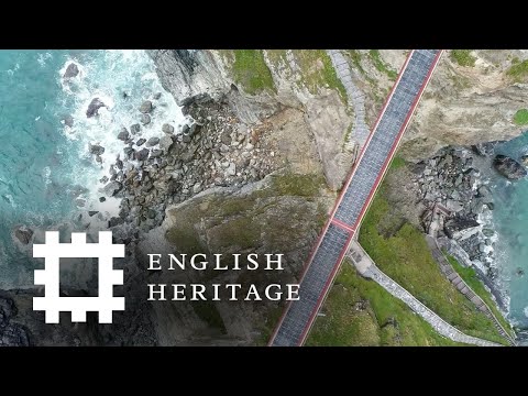 廷塔格爾城堡明信片，康沃爾，英格蘭無人機鏡頭。 (Postcard from Tintagel Castle, Cornwall | England Drone Footage)