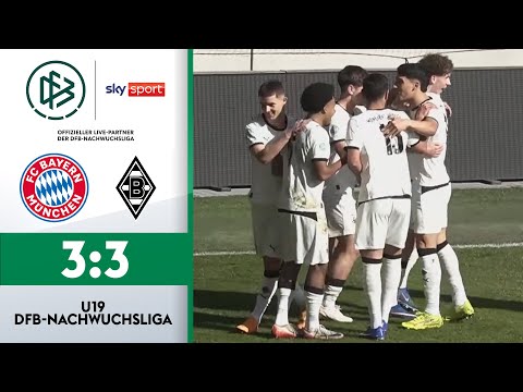 FURIOSE Schlussphase im Topspiel! | FC Bayern München - Borussia M'gladbach | U19-DFB-Nachwuchsliga