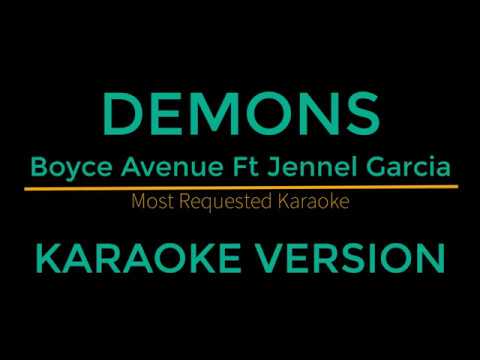Demons - Boyce Avenue Ft Jennel Garcia (Karaoke Version)