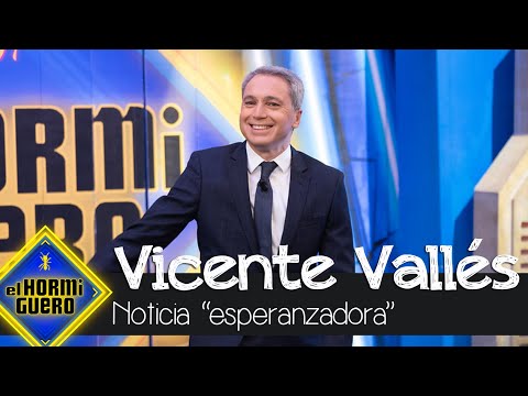 Vicente Vallés anuncia la noticia “más esperanzadora” del último informativo - El Hormiguero