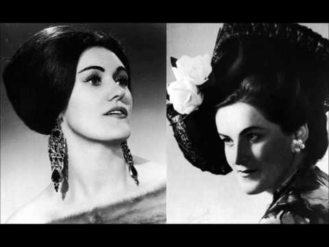 Joan Sutherland and Birgit Nilsson discuss vocal terms and sing