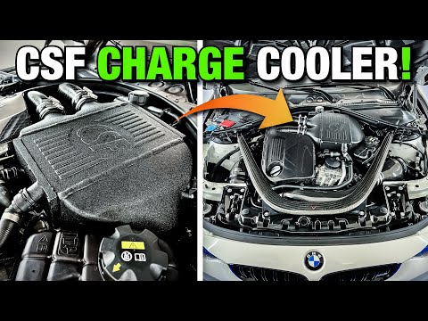 INSTALLING THE CSF CHARGE COOLER IN MY M4 GTS!