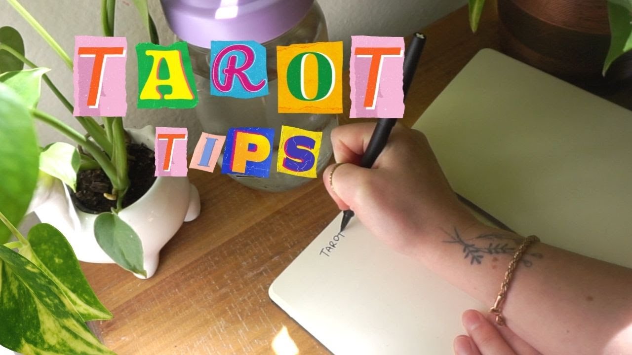 Making a tarot spread together 💘