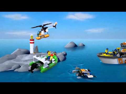 Vidéo LEGO City 60014 : La patrouille des garde-côtes
