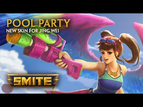 SMITE - New Skin for Jing Wei - Pool Party