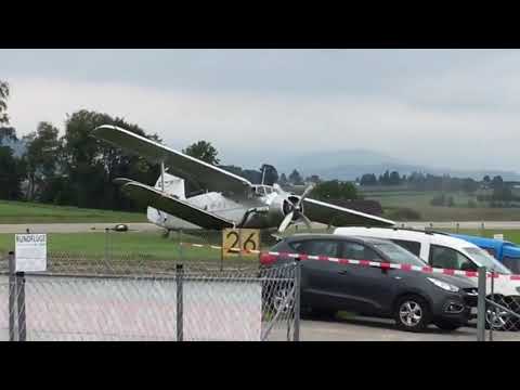 AN-2 'Colt' Landing Too Short -No Injuries
