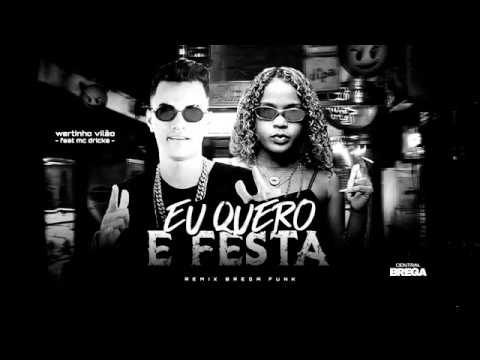 WERTINHO VILÃO feat.MC DRICKA (EU QUERO FESTA REMIX BREGAFUNK)