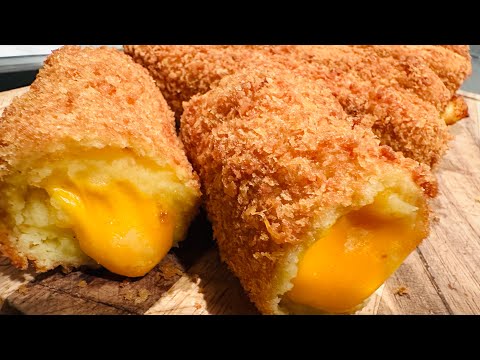 Croquettes de pommes de terre, cœur fondant au fromages !