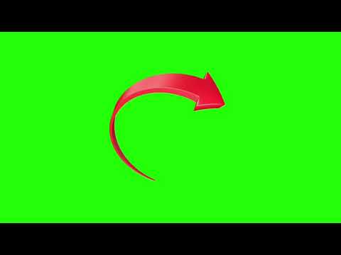 Free HD 3D Arrow Green Screen