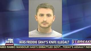 Officer Charged in Freddie Gray Death Says Arrest Was Legal Because Knife Violated Baltimore Code