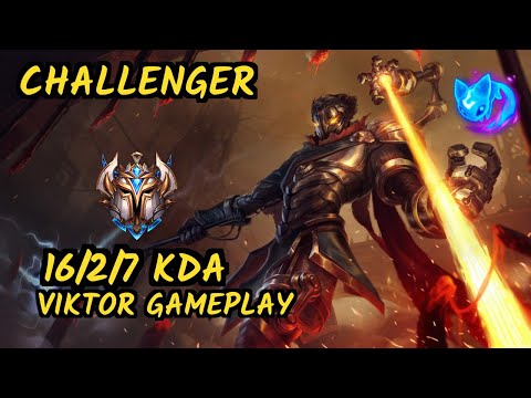 MagiFelix (VIKTOR) vs FIORA - 16/2/7 KDA MID CHALLENGER GAMEPLAY - EUW