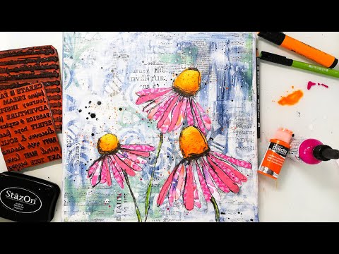 Mixed Media Canvas Tutorial