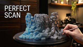 3D Scanning Hand-Sculpted Hagglethorn Hollow Terrain | From Clay to STL