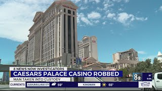 Caesars Palace casino on Las Vegas Strip robbed, suspect in custody