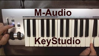 Video thumbnail for M-Audio KeyStudio MIDI Controller Review and Setup by Cip's Techi Tips