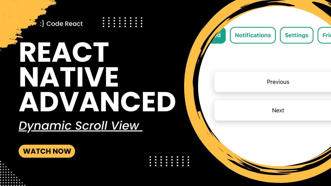 Create Advanced Dynamic Scroll View in React Native | Master FlatList Scrolling & Positioning