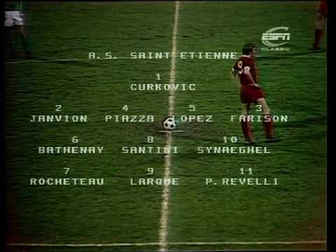 1977 03 02 St Etienne v Liverpool European Cup QTR Final 1st Leg ESPN