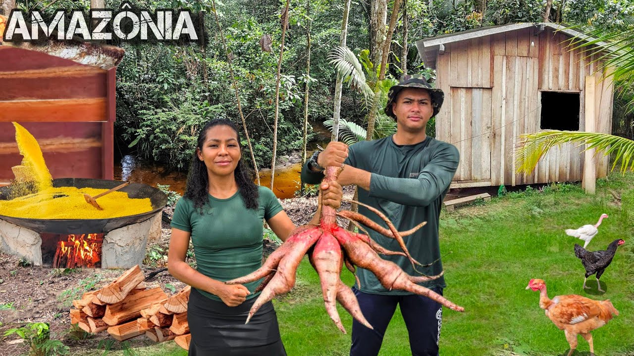 Living ISOLATED in the AMAZON FOREST, DAILY LIFE and Survival in a WILD place