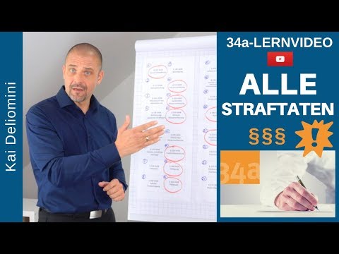 Diese STRAFTATEN muss man kennen! (34a-Prüfung, FKSS)