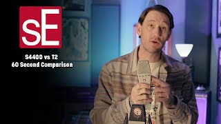 Video thumbnail for sE Electronics 4400 vs T2 & 4100 vs T1 - 60 Second Breakdown by Blue Diamond Media Consulting