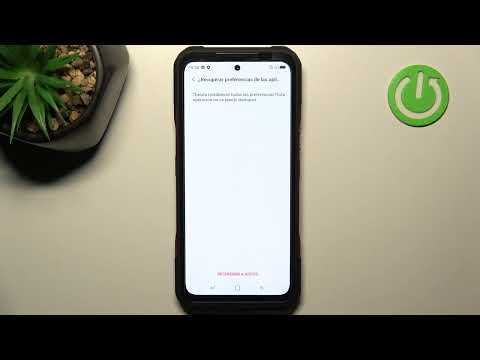 Cómo restablecer ajustes de aplicaciones en DOOGEE V20