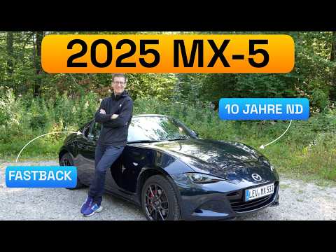 2025 Mazda MX-5 RF: Happy Birthday 🥳 10 Years of the MX-5 ND - It Outlives Them All! - Autophorie