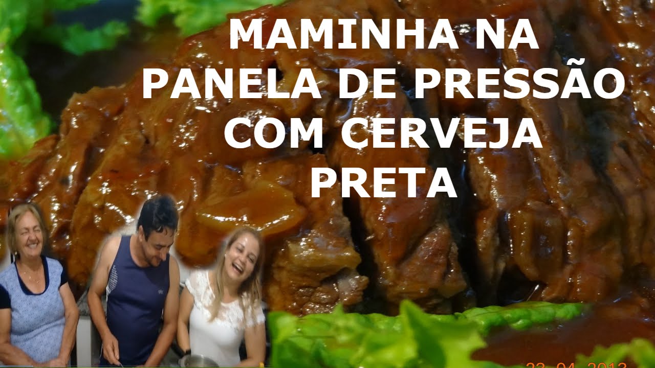 Receita de Maminha na Panela de Pressão com Cerveja Preta