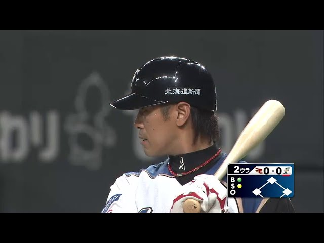 【2回裏】ファイターズ・稲葉 球場全体で稲葉ジャンプ!! 注目の第一打席は!? 2014/10/5 F-E