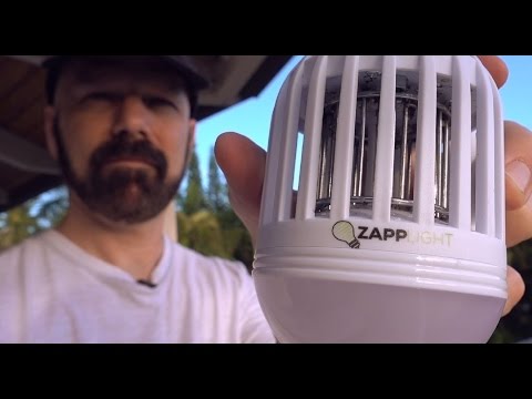 ZappLight Review: A Light Bulb Bug Zapper? Video