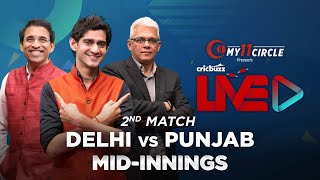 Cricbuzz LIVE: Match 2, Delhi v Punjab, Mid-innings show