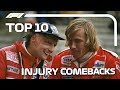 Top 10 Injury Comebacks in F1