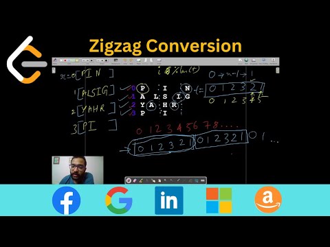 Zigzag Conversion Leetcode 6 Python Hindi