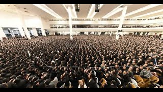 Thousands Join Gerer Rebbe Menorah Lighting 2022 | רבבות בהדלקת נר חנוכה של האדמו"ר מגור - תשפ"ג