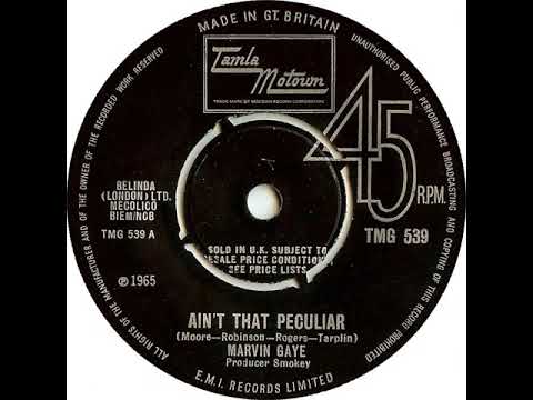 UK New Entry 1966 (10) Marvin Gaye - Ain't That Peculiar
