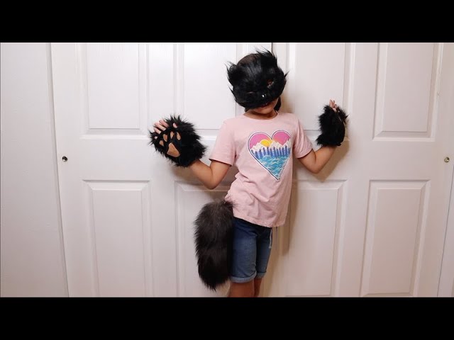 Vídeo relacionado con Eevhrqw Cat Mask and Therian Tail Set Furry Fox Mask,Furry Fox Set,Furry Mask,Fox Mask,Mask Fox Costume Cosplay Costume,Fox Costume Halloween Mask, Tail and Furry Claws Plush Mask Fluffy Claw Gloves