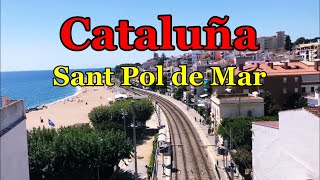 [[SPAIN-SANT POL DE MAR]] Walking inside Sant Pol de Mar town of Cataluña 20/AUG/2020 02:30 pm