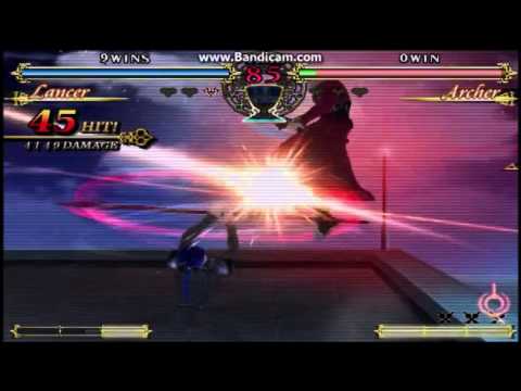 Lancer Vs. Archer Fate/Unlimited Codes 60FPS