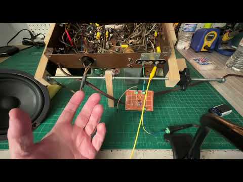 Zenith 6S229 - Magnets Are Helpful, Dial Assembly & Common-Base Amplifier Prototype Build