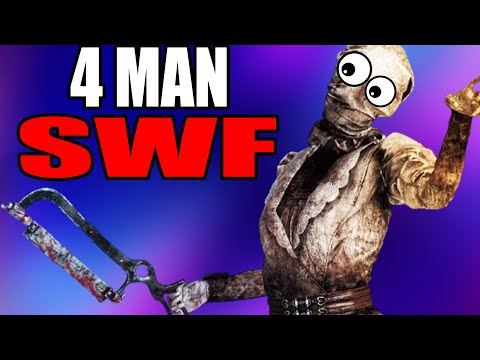 My Nurse vs 4 MAN SWF - Dead by Daylight Killer Gameplay