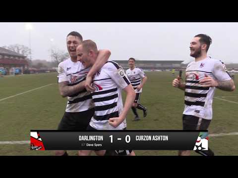 Darlington 1-0 Curzon Ashton - Vanarama National League North - 2017/18