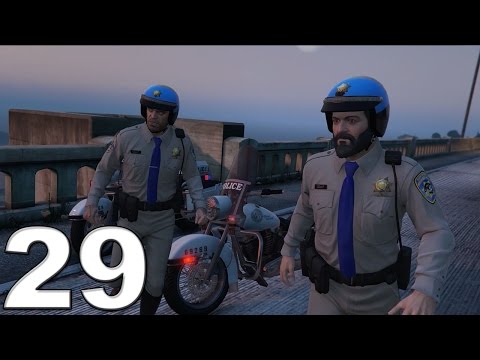 Grand Theft Auto 5 PS4 Gameplay Walkthrough Part 29 - I Fought the Law!!
