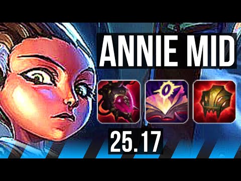 ANNIE vs KATARINA (MID) | 11/0/9, Legendary | EUW Master | 25.17